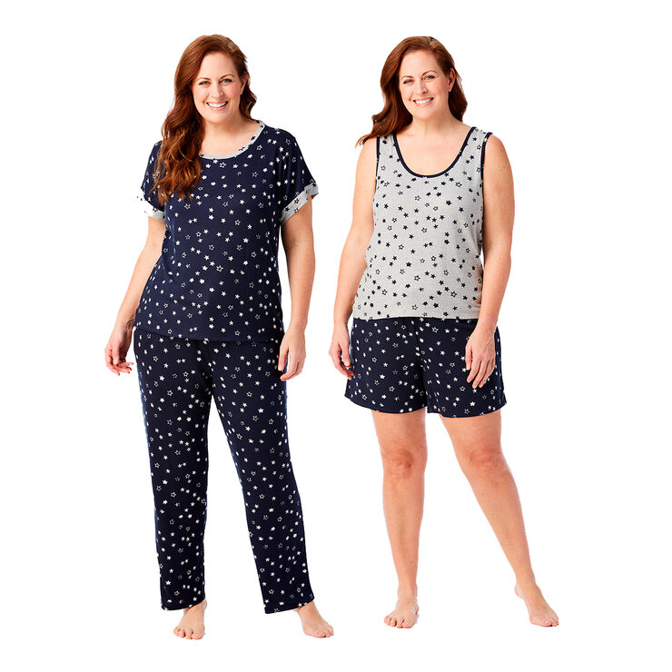 Lucky Brand Conjunto de Pijama 4 piezas para Dama Varias Tallas y Colores — Imagen 3 de 4