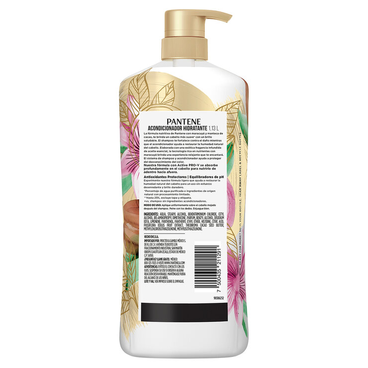 Pantene Acondicionador Hidratante con Maracuyá 1.13 L — Imagen 4 de 4