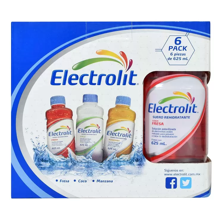 Electrolit 6 pzas de 625 ml  — Imagen 1 de 4