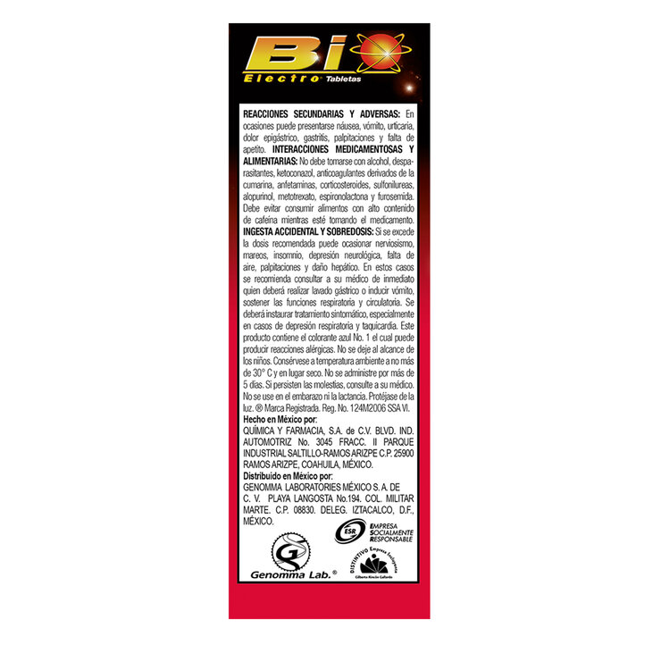 Bio-Electro 48 tabletas  — Imagen 2 de 3