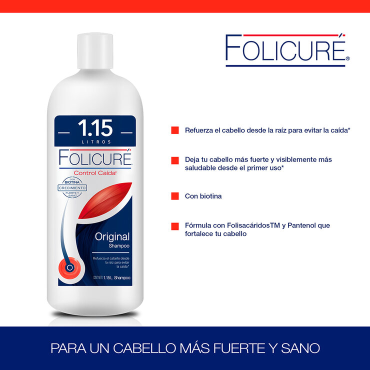 Folicure Shampoo de 1.15 L — Imagen 4 de 4