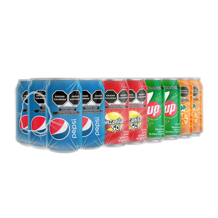 Pepsi Refresco Surtido Lata 24 pzas de 355 ml — Imagen 1 de 4