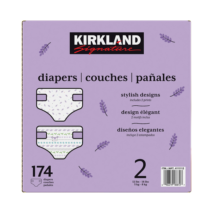 Pañales Unisex Etapa 2, Kirkland Signature, 174 piezas — Imagen 2 de 4