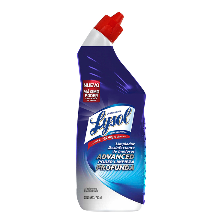 Lysol Advanced Limpiador Desinfectante para Inodoro 4 pzas de 750 ml — Imagen 4 de 4