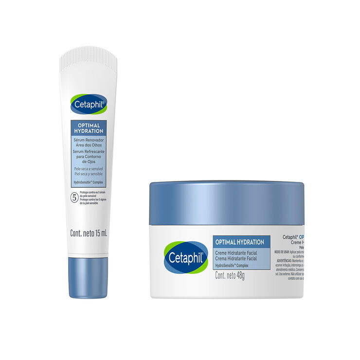 Cetaphil Optimal Hydration Crema Facial + Serum de ojos — Imagen 1 de 3