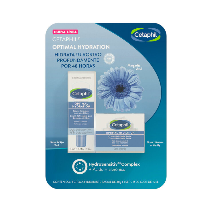 Cetaphil Optimal Hydration Crema Facial + Serum de ojos — Imagen 2 de 3