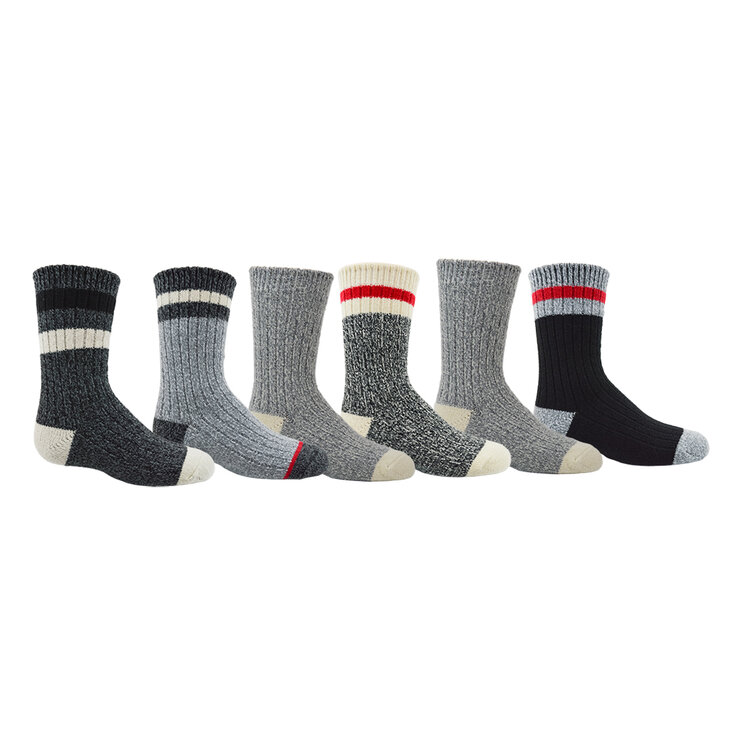 Khombu Calcetines 6 pares para Niños y Niñas Varias Tallas y Colores — Imagen 3 de 4