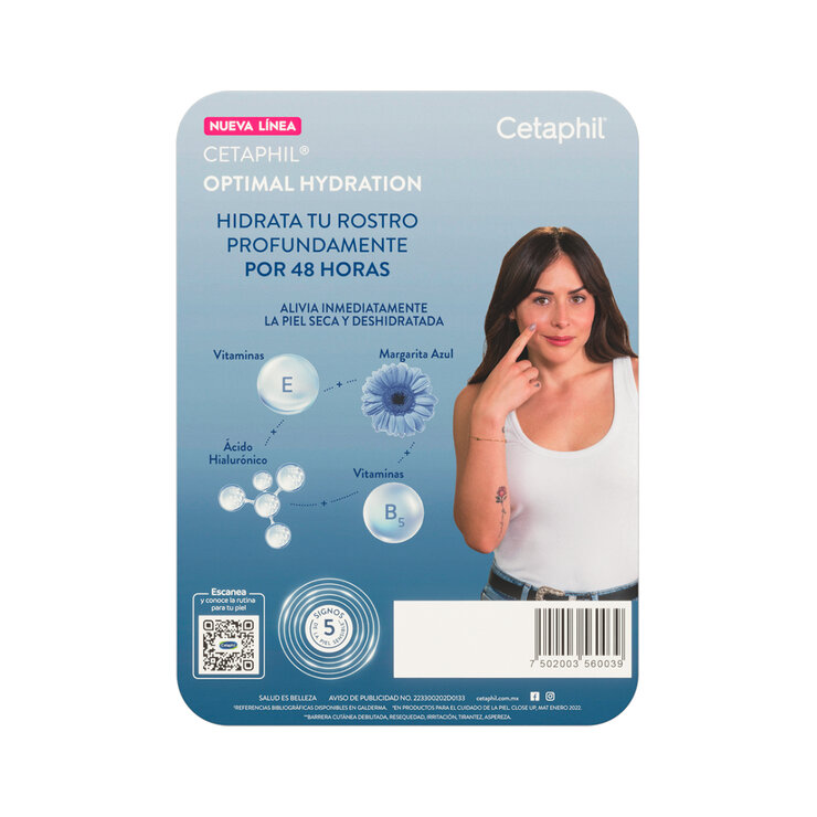 Cetaphil Optimal Hydration Crema Facial + Serum de ojos — Imagen 3 de 3