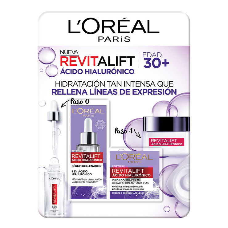 L'Oréal Revitalif Kit de Cuidado Facial 2 pzas