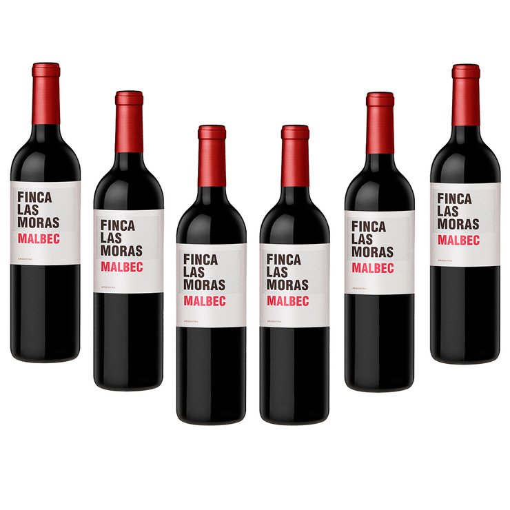 Vino Tinto Las Moras Malbec 6/750ml