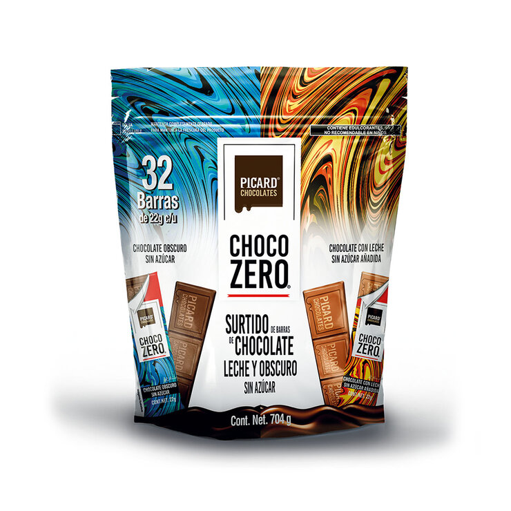 Picard Chocozero Surtido de Barras de Chocolate sin Azúcar 32 pzas de 22 g — Imagen 3 de 4