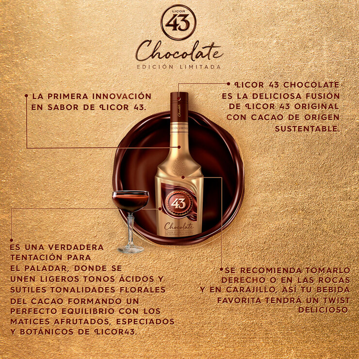 Licor 43 Chocolate 700ml — Imagen 2 de 3