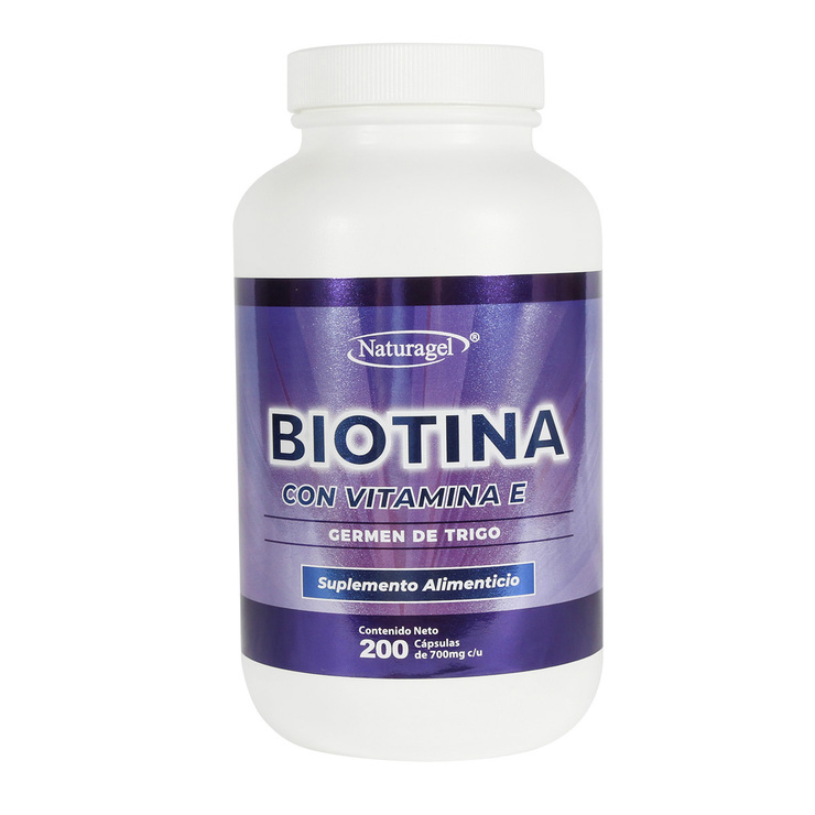 Naturagel Biotina con Vitamina E 200 Cápsulas — Imagen 1 de 3