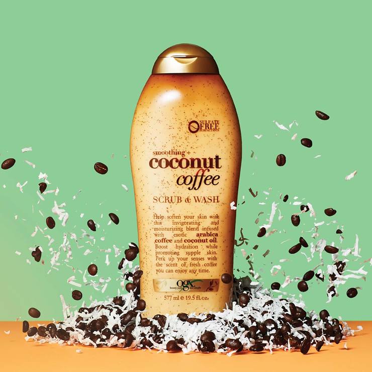 Jabón y Exfoliante Líquido Corporal de Coco y Café, OGX, 3 piezas — Imagen 3 de 3