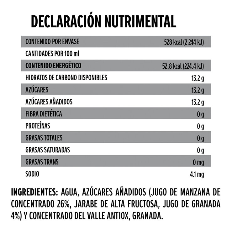 Del Valle Jugos de Manzana y Granada 4 pzas de 1 l — Imagen 3 de 4