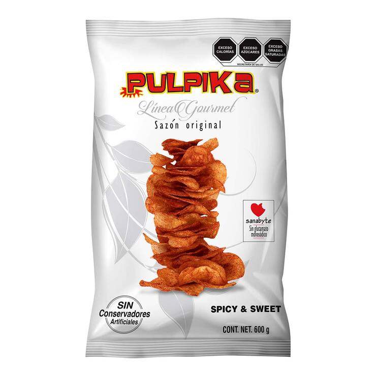 Pulpika Papas Sazón Natural Picante y Dulce 600 g — Imagen 1 de 4