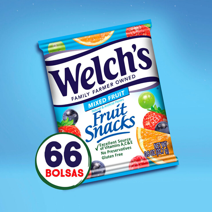 Welch's Gomitas Hechas con Fruta Natural 66 pzas de 22.7 g — Imagen 3 de 4