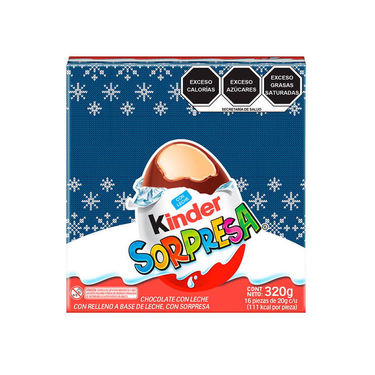 Kinder Sorpresa Huevos de Chocolate 16 pzas de 20 g — Imagen 4 de 4