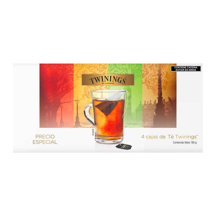 Twinings Surtido de Té 4 pzas de 25 sobres — Imagen 1 de 2