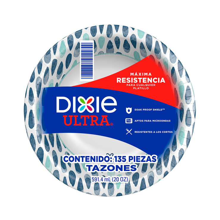 Dixie Ultra Tazones de Papel 135 pzas de 591.4 ml — Imagen 2 de 3