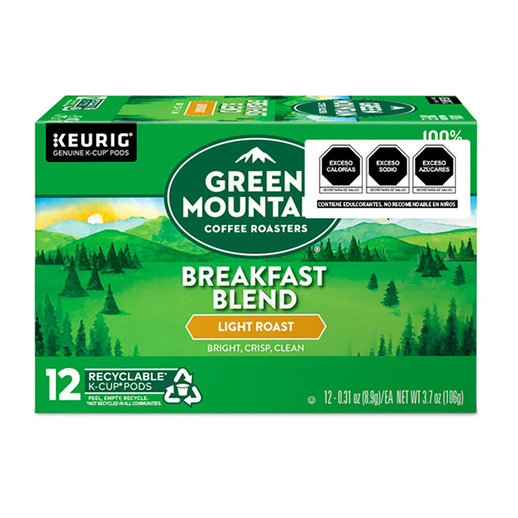 Keurig, Green Mountain Coffee Roasters Breakfast Blend, 72 cápsulas K-Cup — Imagen 1 de 3
