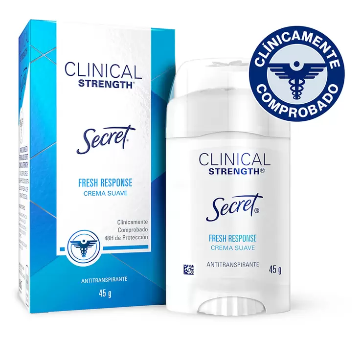 Secret  Antitranspirante en Crema Suave 3 pzas de 45 g — Imagen 3 de 4