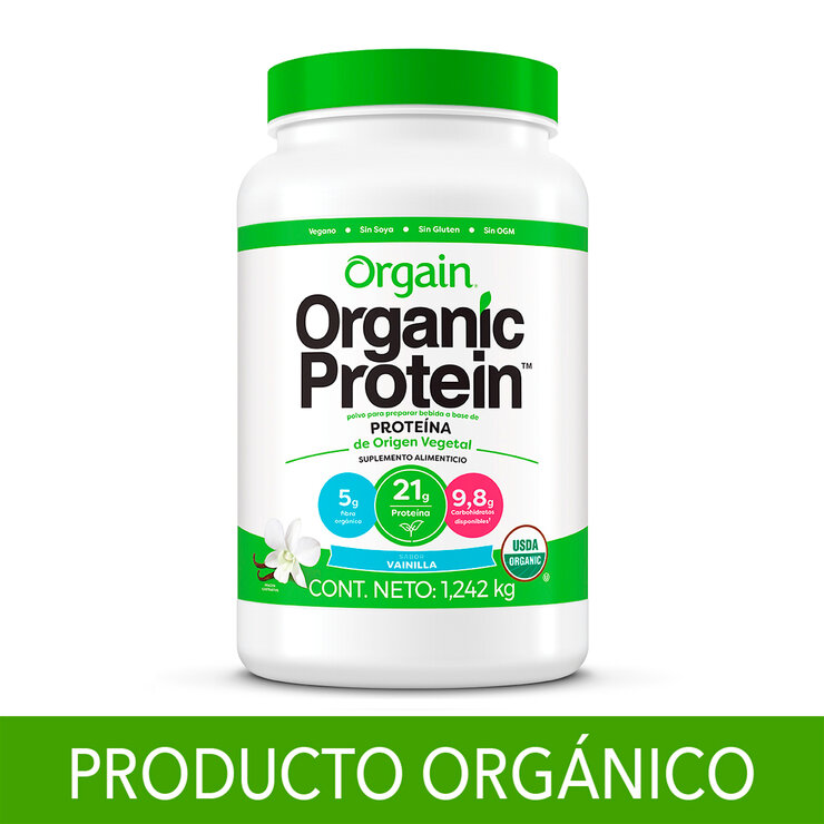 Orgain Proteína Orgánica en Polvo Sabor Vainilla 1.2 kg