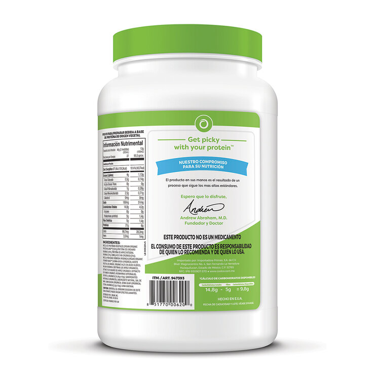 Orgain Proteína Orgánica en Polvo Sabor Vainilla 1.2 kg — Imagen 3 de 3