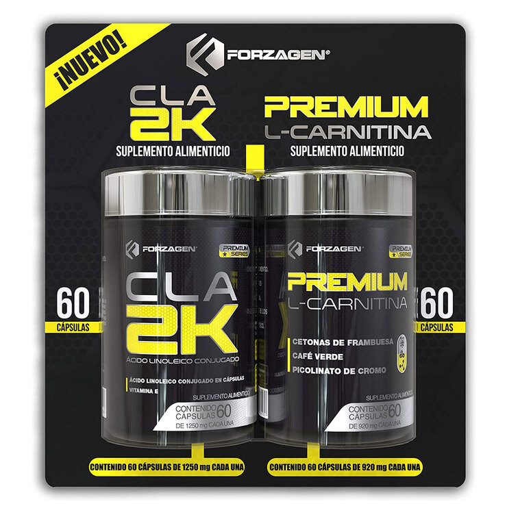 Forzagen Carnitina + CLA 60 Cap c/u  — Imagen 1 de 3