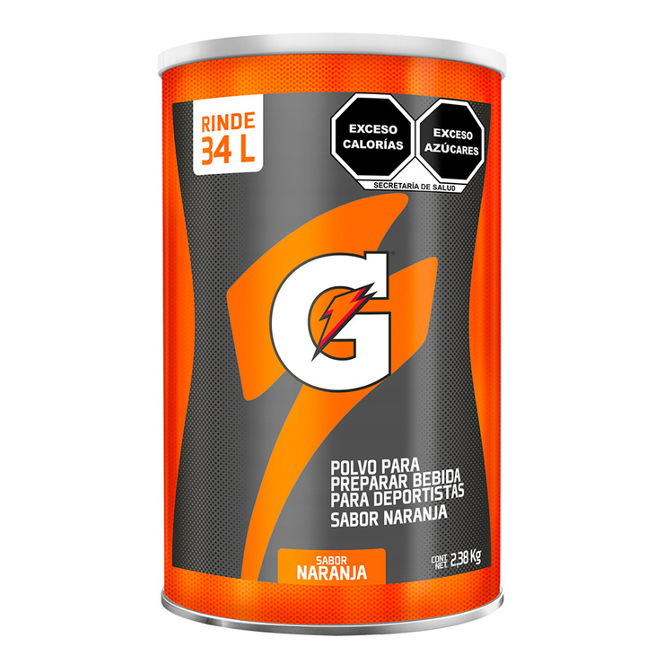 Gatorade Bebida en Polvo Sabor Naranja 2.38 kg — Imagen 1 de 2