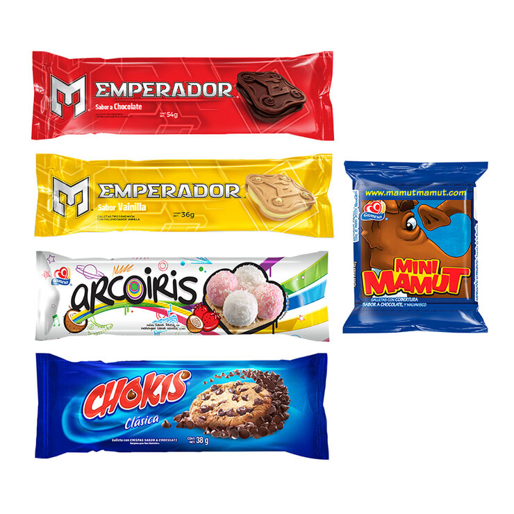 Gamesa Surtido de Galletas Peke Pakes 40 pzas — Imagen 2 de 3