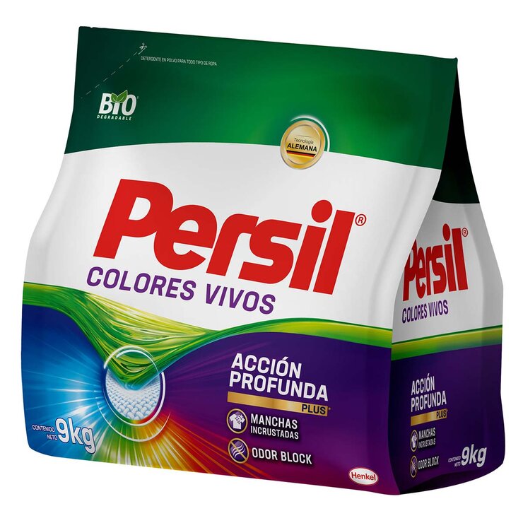 Persil Detergente en Polvo para Ropa de Color 9 kg