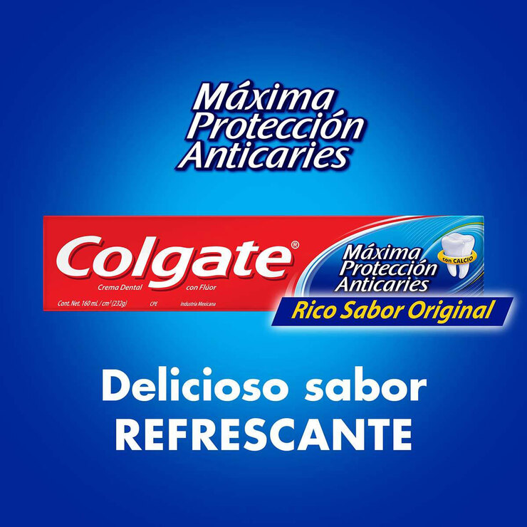 Colgate Crema Dental Protección Anticaries 6 pzas de 160 ml — Imagen 4 de 4