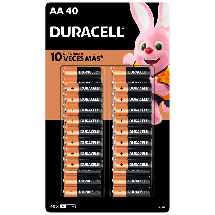 Duracell, Pilas Alcalinas AA de 40 piezas — Imagen 1 de 2