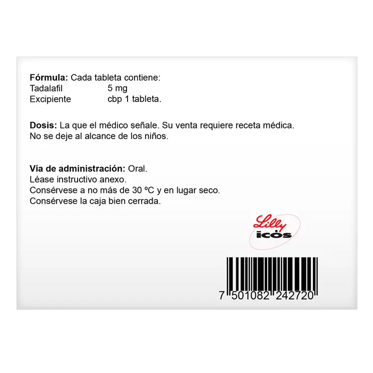 Cialis 5mg 28 Tabletas — Imagen 2 de 2