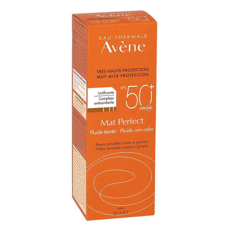 Avène Protector Solar Toque Seco con Color FPS 50+ 50 ml  — Imagen 2 de 2