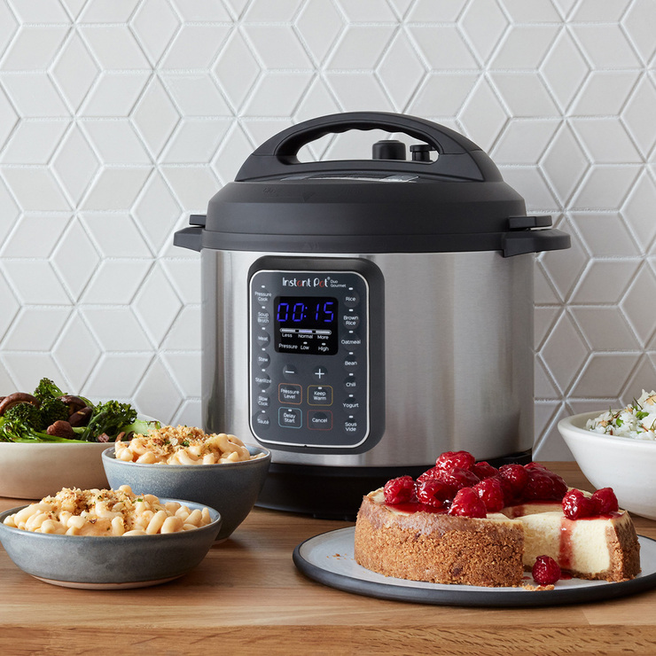 Instant Pot Duo Gourmet, Olla de Presión Eléctrica 9 en 1 con olla interior de acero inoxidable — Imagen 1 de 4