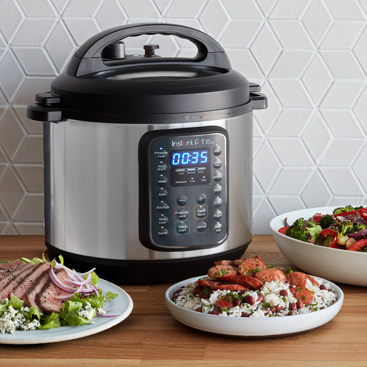 Instant Pot Duo Gourmet, Olla de Presión Eléctrica 9 en 1 con olla interior de acero inoxidable — Imagen 3 de 4
