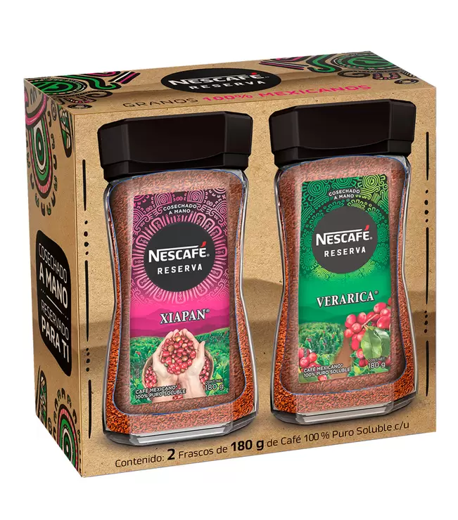Nescafé Café Soluble Reserva Mexicana 2 pzas de 180g — Imagen 1 de 4