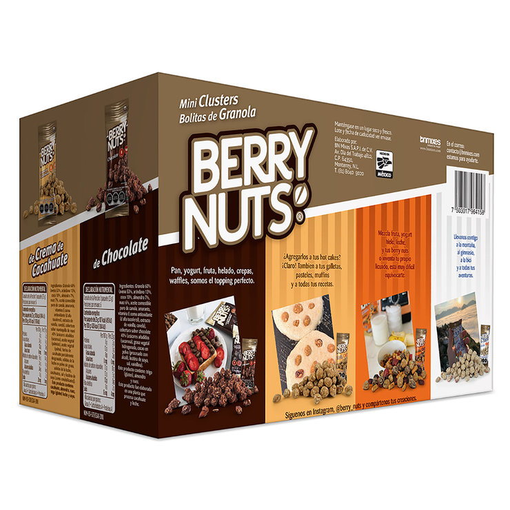 Berry Nuts Bolitas de Granola Surtidas  24 pzas de 25 g — Imagen 2 de 4