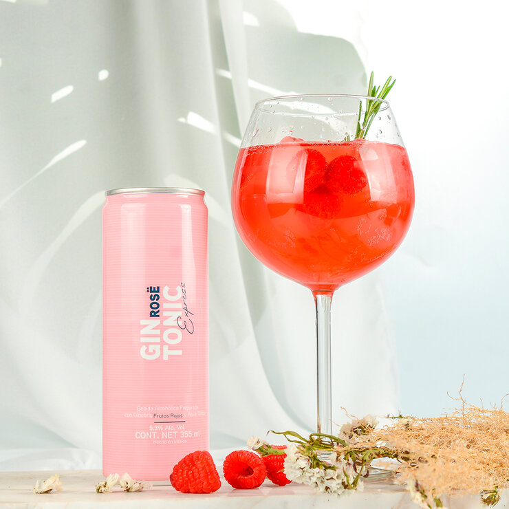 Gin Tonic Rose Express 8/355ml — Imagen 3 de 4