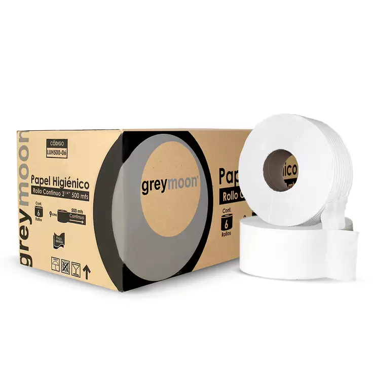 Grey Moon Papel Higiénico Jumbo 6 Rollos de 500 m — Imagen 1 de 3