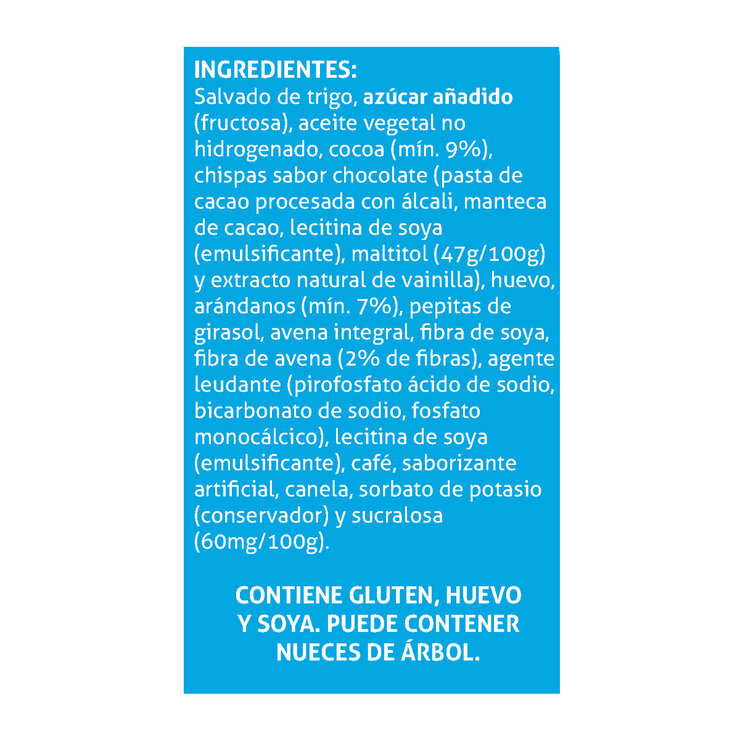 Taifelds Brownies Panecillos con Fibra y Chocolate 600 g — Imagen 4 de 4