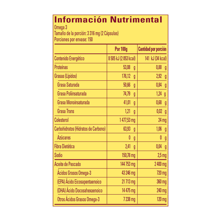 Nature Made Omega 3 aceite de pescado 300 cápsulas — Imagen 2 de 2