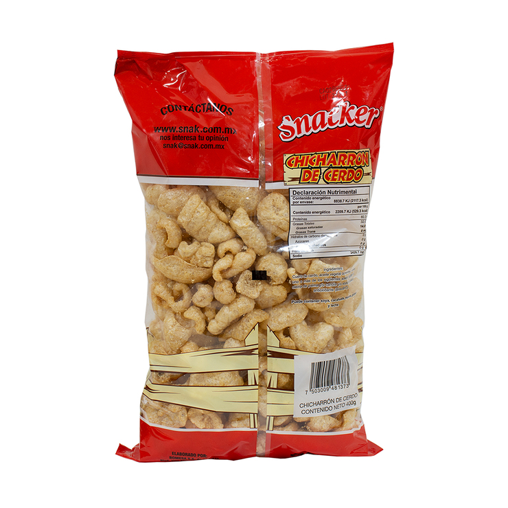 Snacker Chicharrón de Cerdo 400 g — Imagen 3 de 3