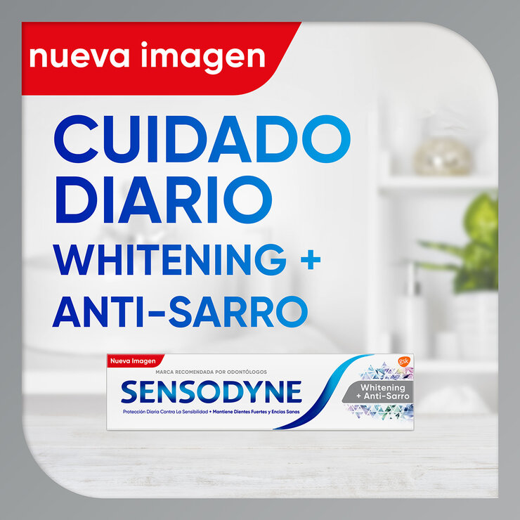 Sensodyne Pasta Dental Blanqueadora Antisarro 5 pzas de 113gr — Imagen 3 de 4