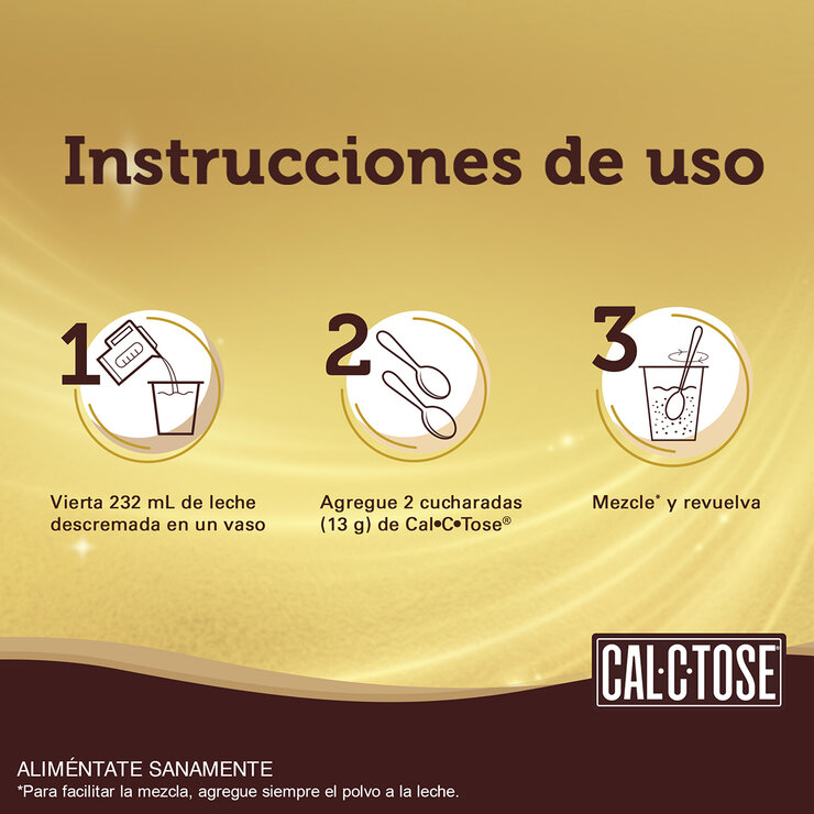 Cal-C-Tose Chocolate en Polvo Fortificado 1.9 kg — Imagen 2 de 4