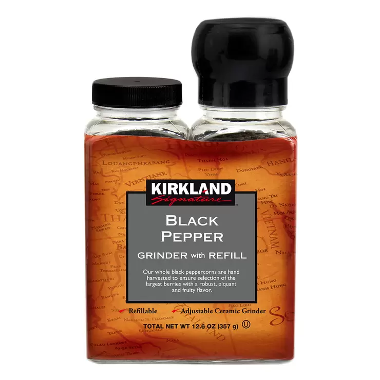 Kirkland Signature Pimietna Negra y Molinillo Rellenable 375 g