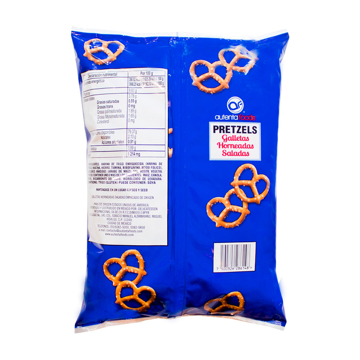 Autenta Foods Pretzels Galletas Horneadas Saladas 1 kg — Imagen 2 de 2