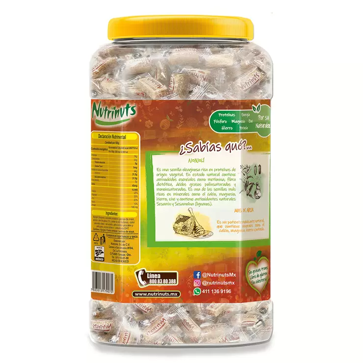 Nutrinuts Mini Barritas de Ajonjolí 1.2 kg — Imagen 2 de 3